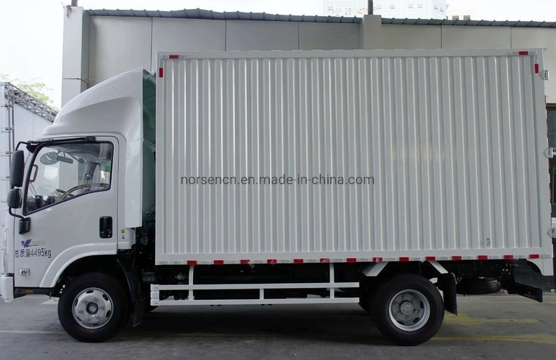 Isuzu M100 4X2 Single Row Cabin Light Duty Cargo Van Truck with 4kh Engine