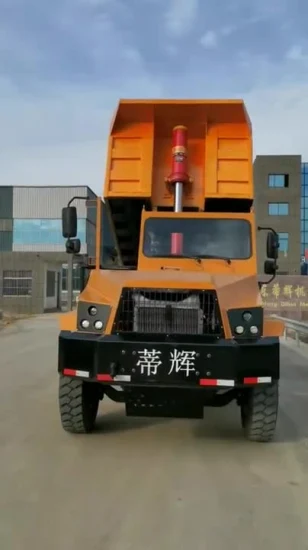 中国メーカーの大型トンネルスラグトラック用マニュアルトランスミッション付き35トン鉱山ダンプトラック