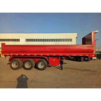 (スポットプロモーション) 中国 3 軸サイドドロップサイドドロップサイドドロップトレーラー穀物積載輸送トラックセミトレーラーメーカー