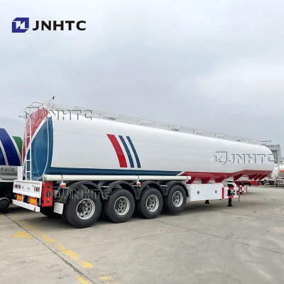 中国 Jnhtc 3-4 車軸アルミニウム鋼燃料タンク トレーラー 28000-70000 リットルの新しいまたは中古の燃料油タンカー セミ トレーラー販売
